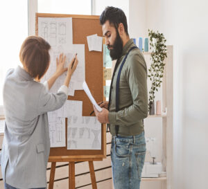 fashion designers atelier consulting clothing line plans idea board